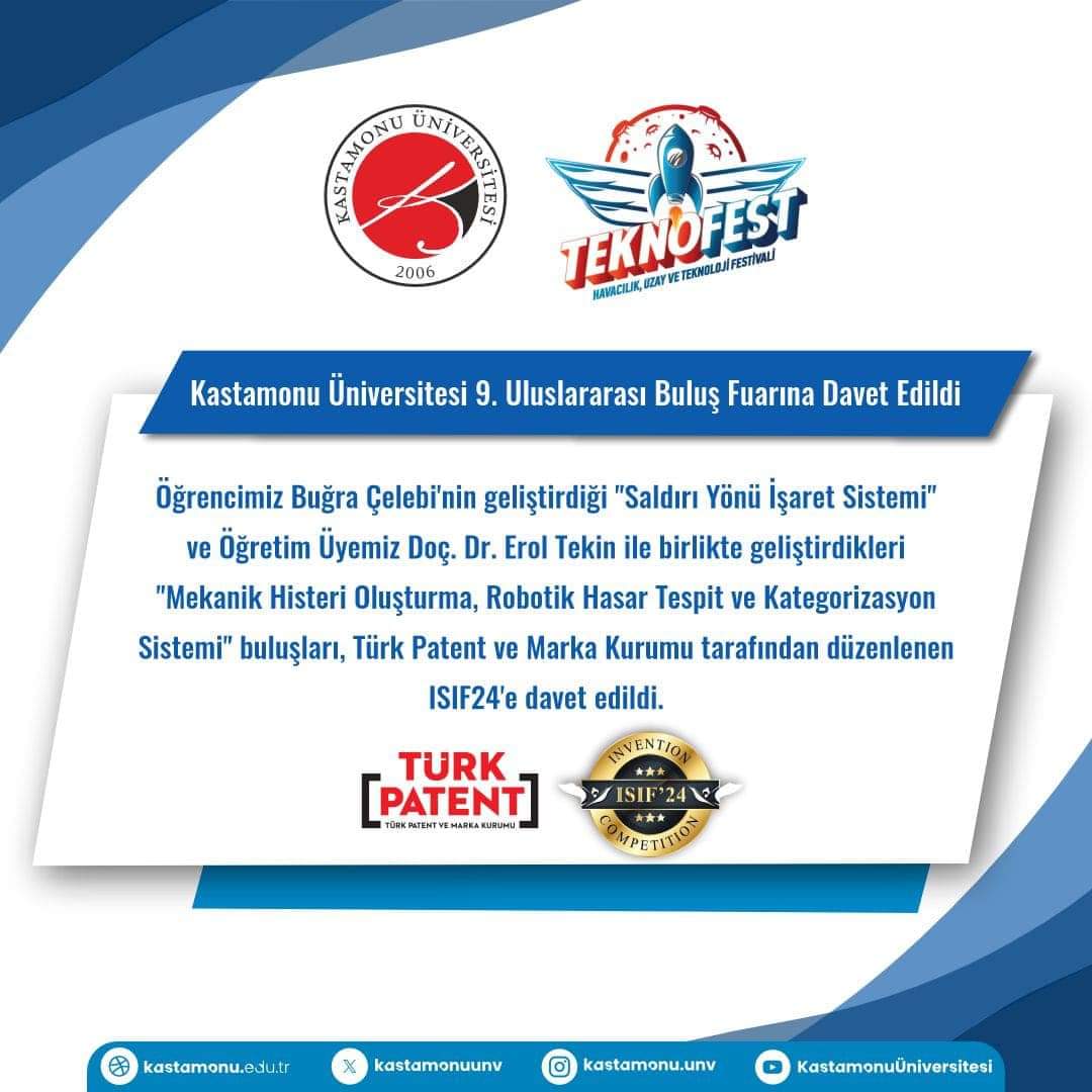 9. Uluslararası Buluş Fuarına Davet